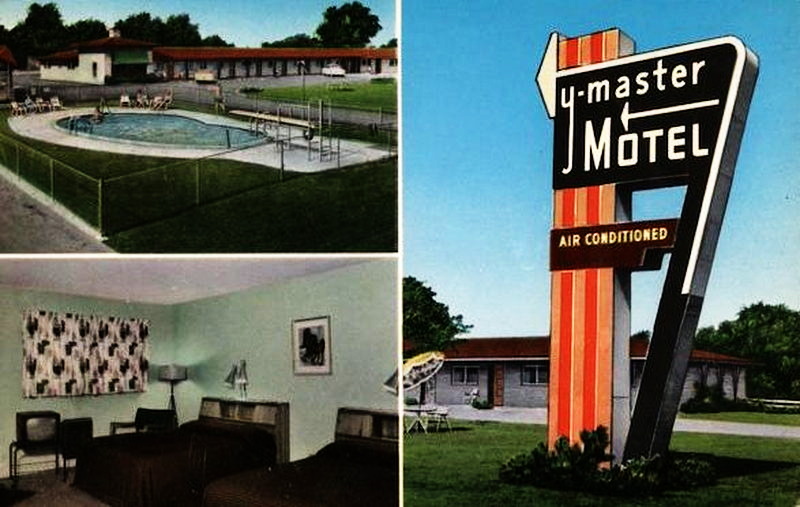Airport Inn (Y-Master Motel) - Postcard (newer photo)